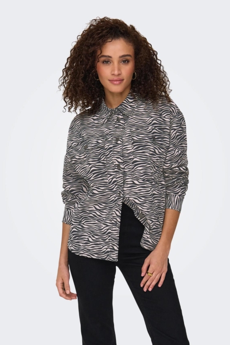 Jacqueline de Yong jdyray l/s shacket pnt